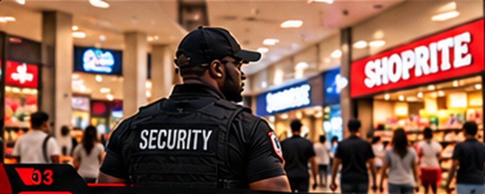 Security officer in a retail environment